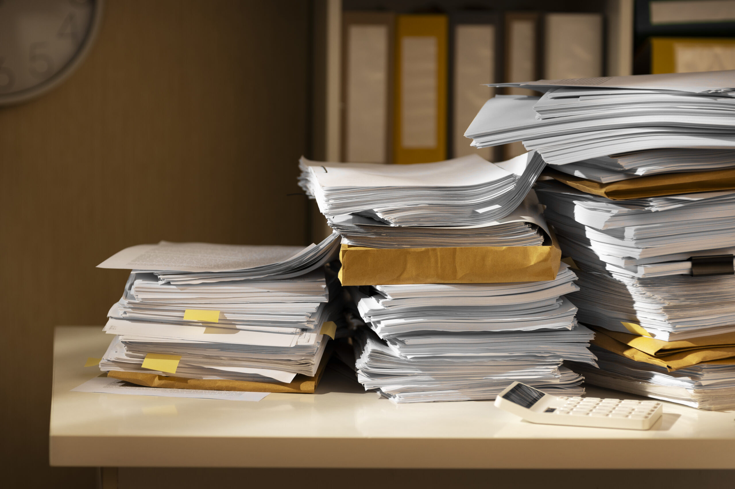 still-life-documents-stack